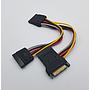 Lindy 33278 SATA Power Splitter Cable Internal SATA power Adaptor New 15CM