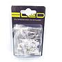 Bleil 10 x silicone clamps with screws and LED connector x 2 Suitable for LED Strips