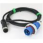 IBM Longwell EC J85836C Stromkabel IEC309 2P E auf Burndy female 7pin 4m 39M5414 Power Cord New