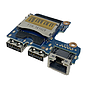 HP ProBook 640 G1 USB, LAN, SD Card Board - 6050A2566901-USB Used A