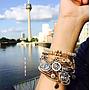 Urban Leaves LETTER M Bangle ULIN013VG Hand Bracelet Brass